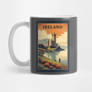 Ireland Retro Travel Style Mug